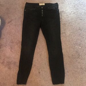 Free People Raw Hem Jeans